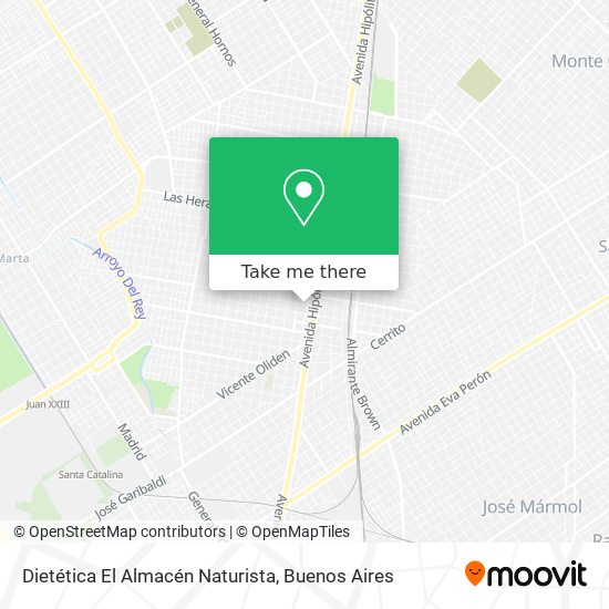 Dietética El Almacén Naturista map
