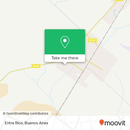 Entre Ríos map