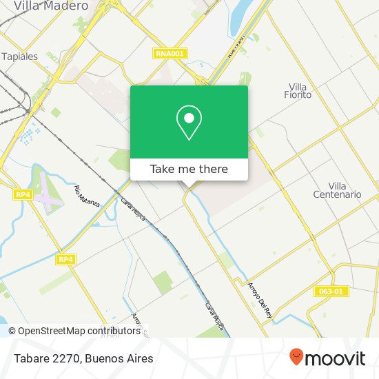 Tabare 2270 map