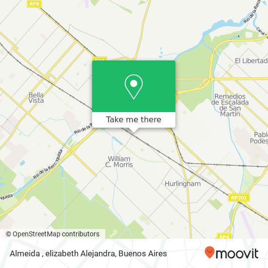 Almeida , elizabeth Alejandra map