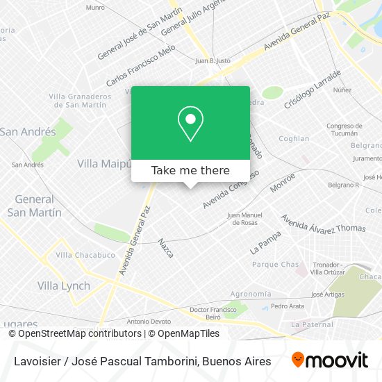 Mapa de Lavoisier / José Pascual Tamborini