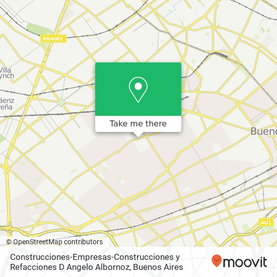 Construcciones-Empresas-Construcciones y Refacciones D Angelo Albornoz map