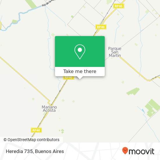 Heredia 735 map