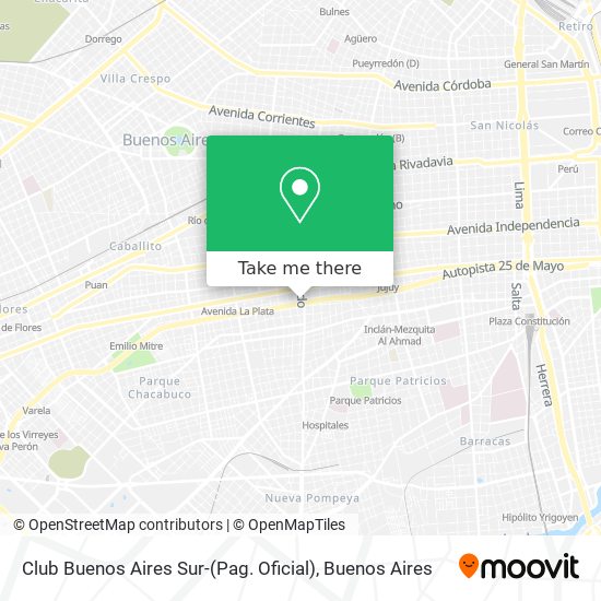 Mapa de Club Buenos Aires Sur-(Pag. Oficial)