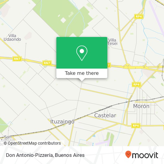 Don Antonio-Pizzería map