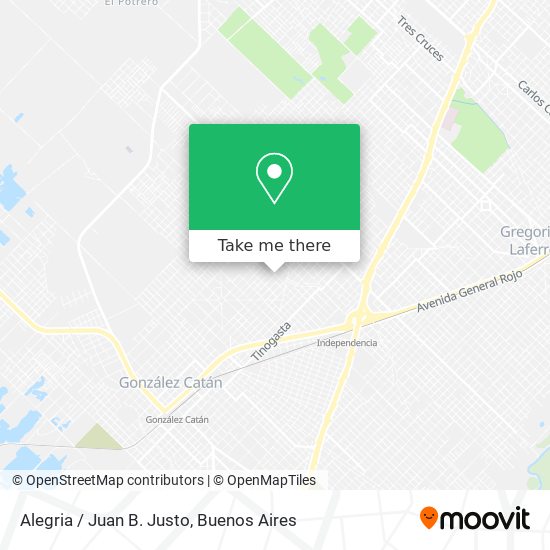 Alegria / Juan B. Justo map
