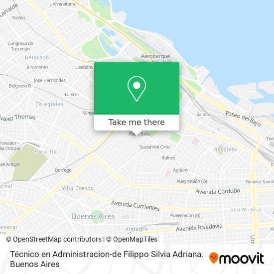 Técnico en Administracion-de Filippo Silvia Adriana map