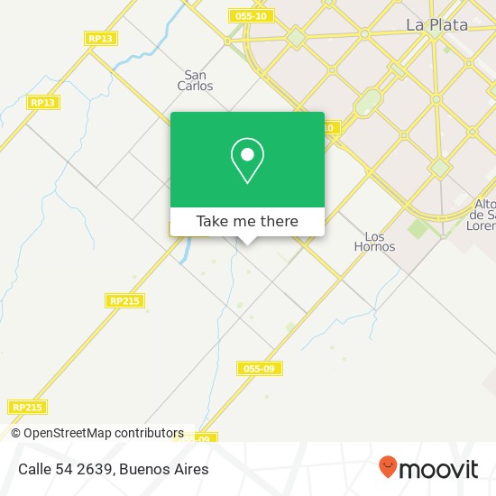 Calle 54 2639 map