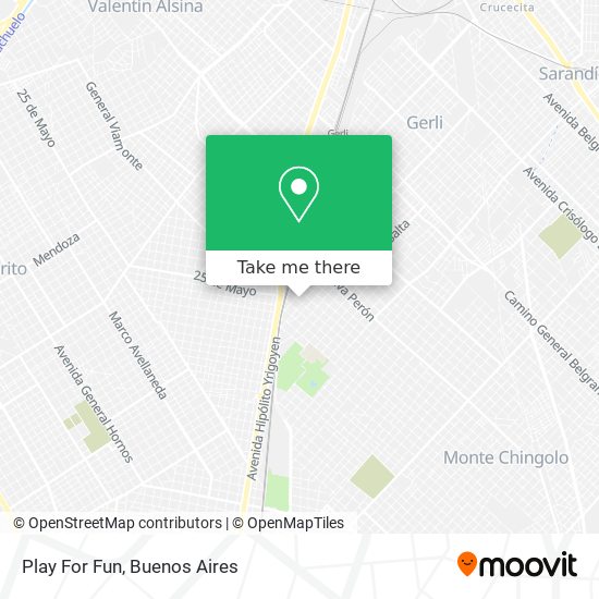 Mapa de Play For Fun