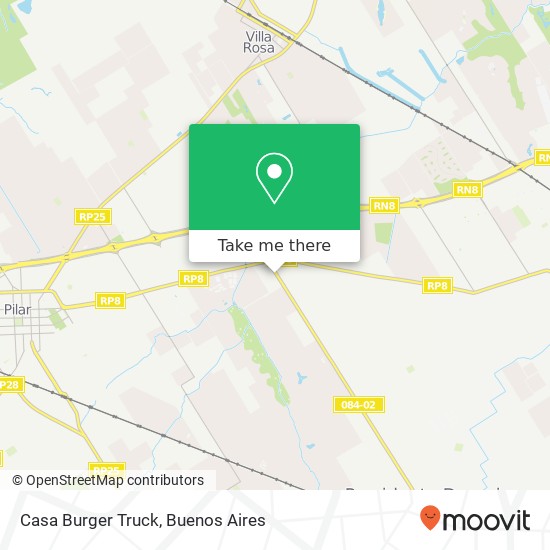 Mapa de Casa Burger Truck