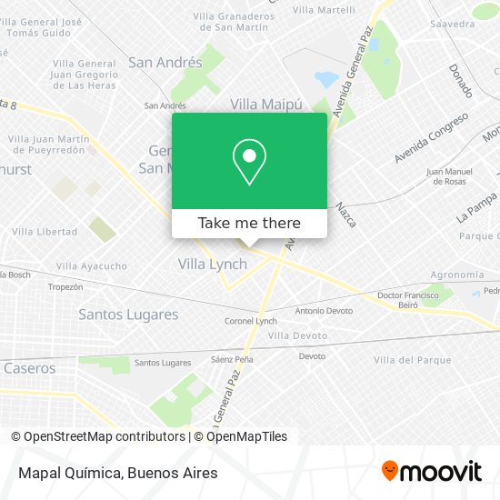 Mapal Química map