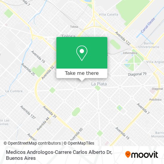 Medicos Andrologos-Carrere Carlos Alberto Dr map