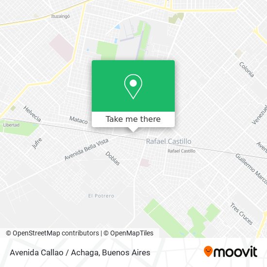 Avenida Callao / Achaga map