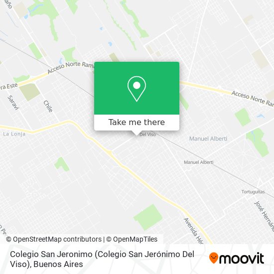 Colegio San Jeronimo (Colegio San Jerónimo Del Viso) map