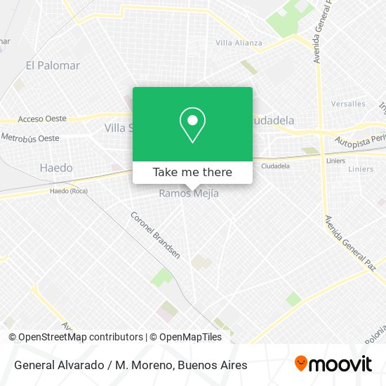 Mapa de General Alvarado / M. Moreno