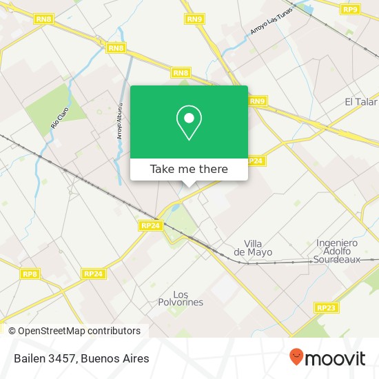 Bailen 3457 map