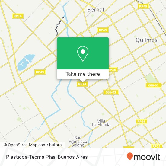 Plasticos-Tecma Plas map