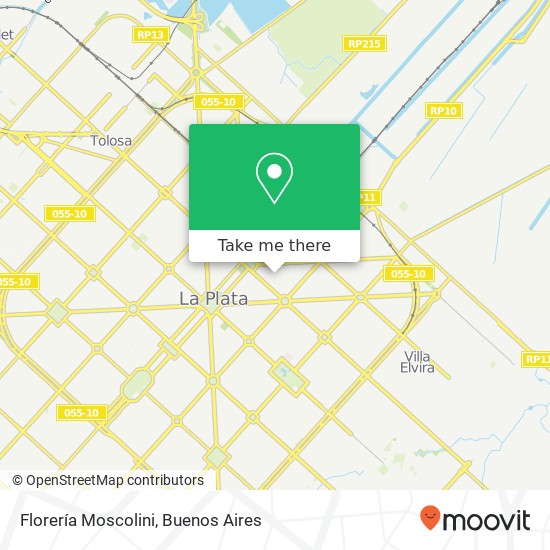 Florería Moscolini map
