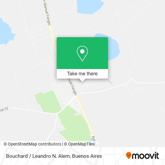 Mapa de Bouchard / Leandro N. Alem