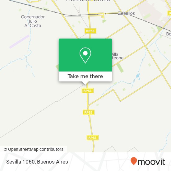 Sevilla 1060 map