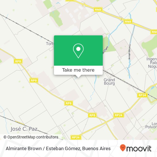 Almirante Brown / Esteban Gómez map