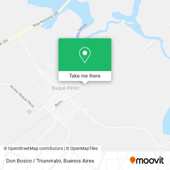 Don Bosco / Triunvirato map