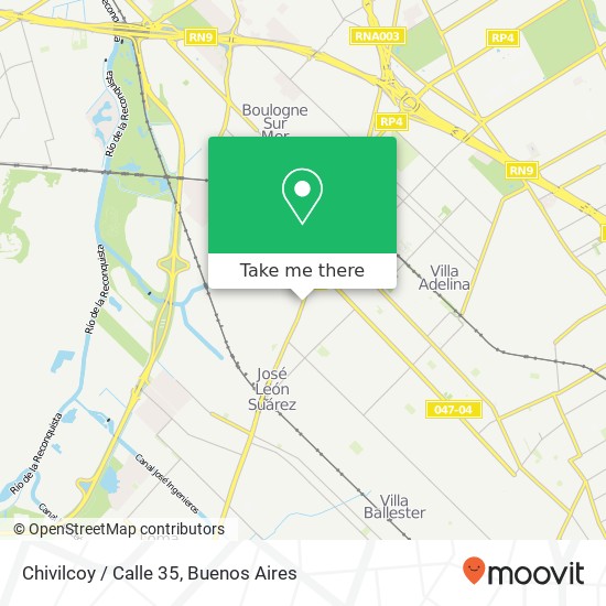 Chivilcoy / Calle 35 map