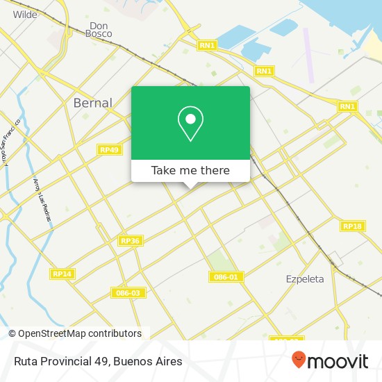 Ruta Provincial 49 map