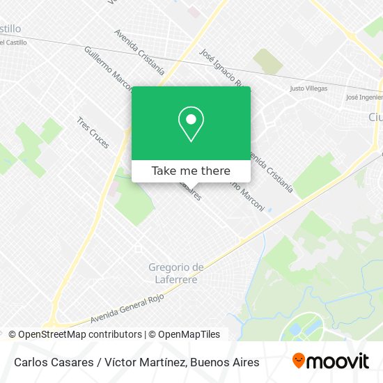 Mapa de Carlos Casares / Víctor Martínez