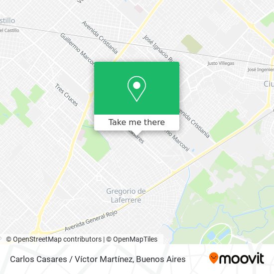 Carlos Casares / Víctor Martínez map