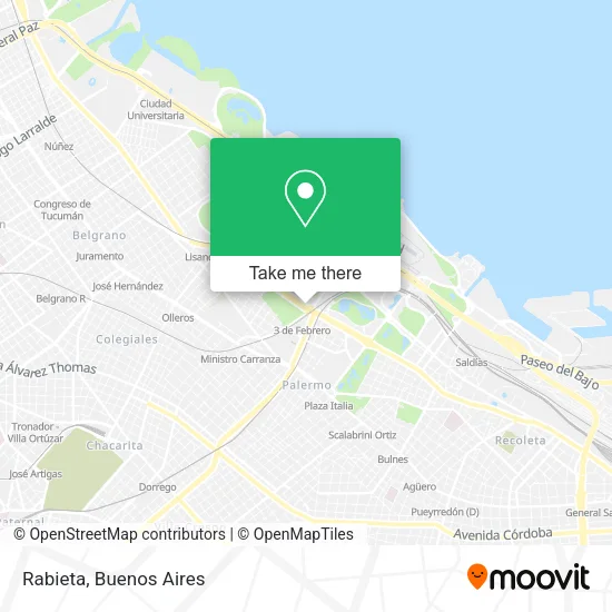 Mapa de Rabieta