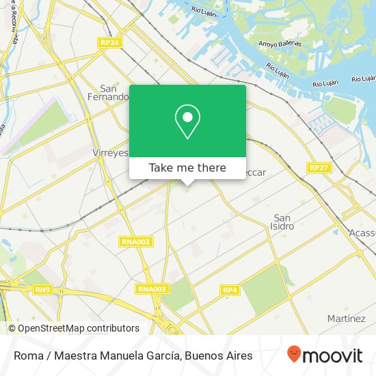 Roma / Maestra Manuela García map