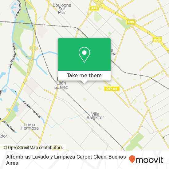 Mapa de Alfombras-Lavado y Limpieza-Carpet Clean