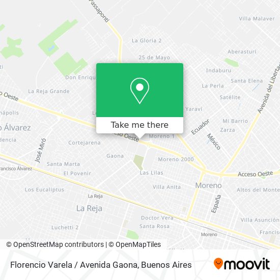 Florencio Varela / Avenida Gaona map