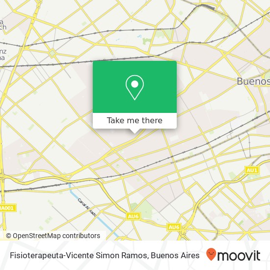 Fisioterapeuta-Vicente Simon Ramos map