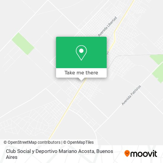 Club Social y Deportivo Mariano Acosta map