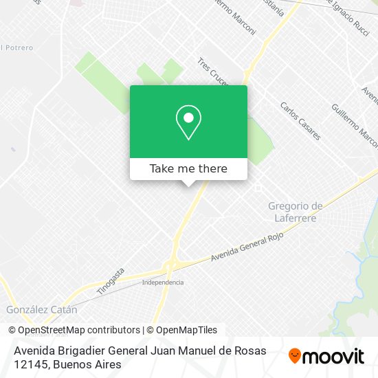 Avenida Brigadier General Juan Manuel de Rosas 12145 map