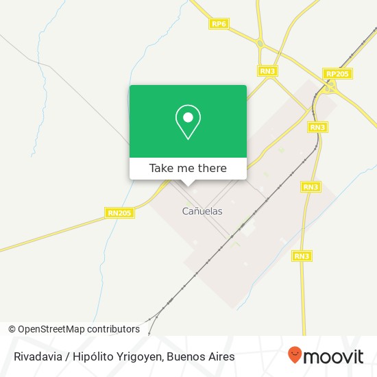 Rivadavia / Hipólito Yrigoyen map