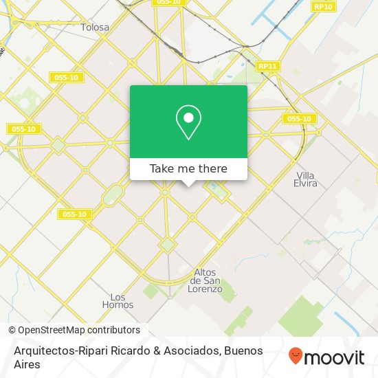 Mapa de Arquitectos-Ripari Ricardo & Asociados