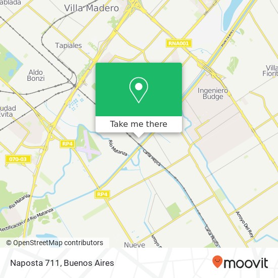 Naposta 711 map