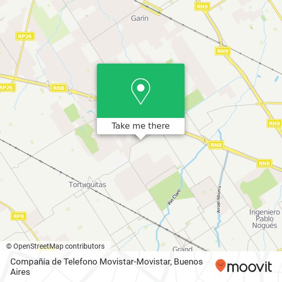 Compañía de Telefono Movistar-Movistar map