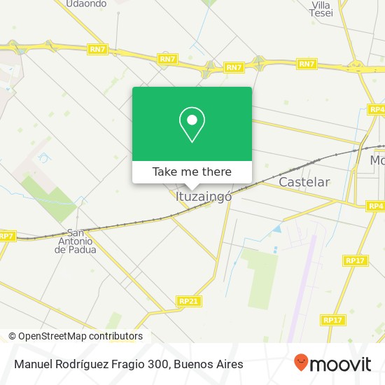 Manuel Rodríguez Fragio 300 map