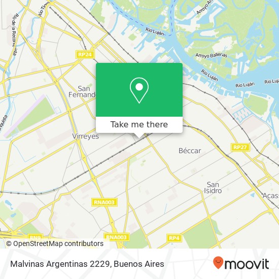 Malvinas Argentinas 2229 map