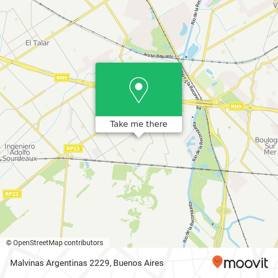 Malvinas Argentinas 2229 map