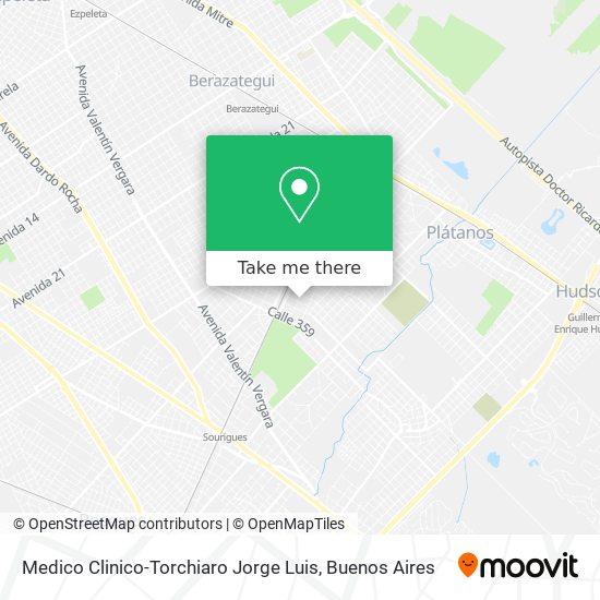 Medico Clinico-Torchiaro Jorge Luis map