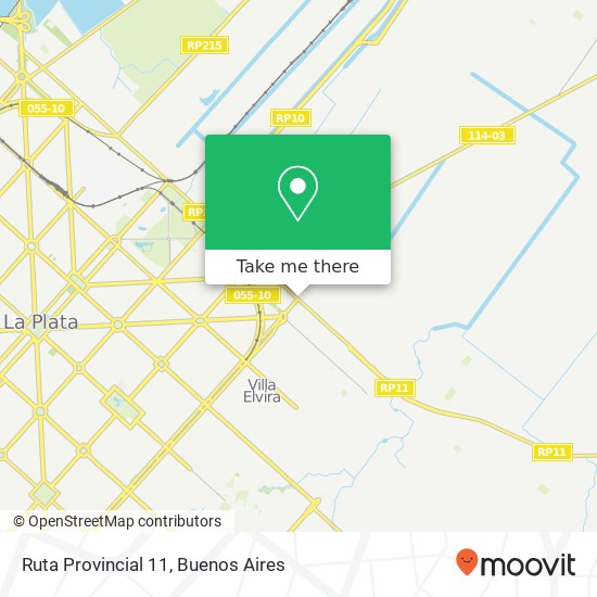 Ruta Provincial 11 map