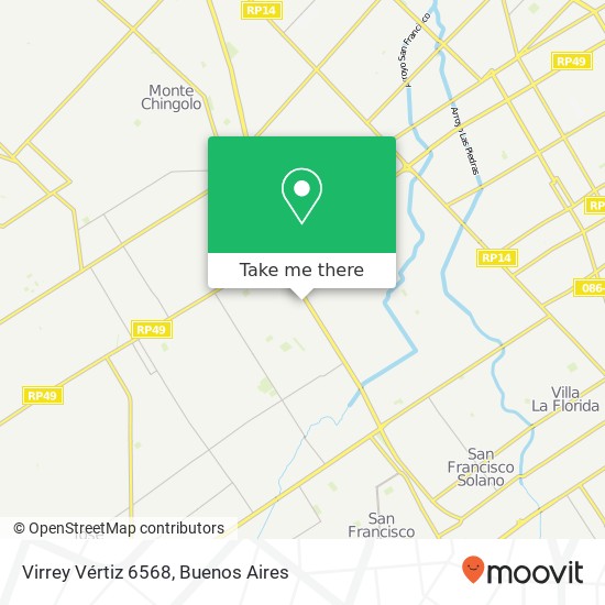 Virrey Vértiz 6568 map