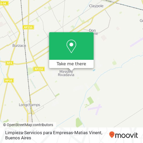 Limpieza-Servicios para Empresas-Matias Vinent map