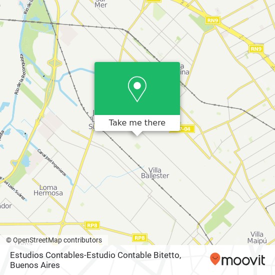 Estudios Contables-Estudio Contable Bitetto map