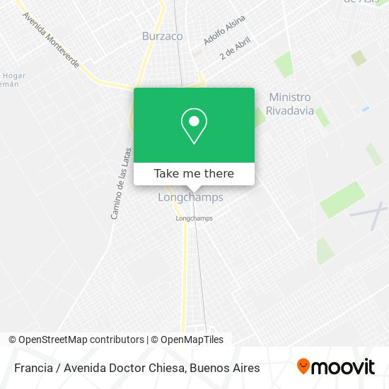 Francia / Avenida Doctor Chiesa map